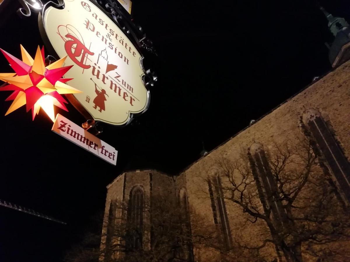 Gaststaette & Pension Zum Tuermer Annaberg-Buchholz Exteriör bild